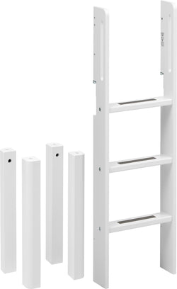 Flexa WHITE Lit mi-hauteur - Blanc / L: 109.0 cm x P: 210.0 cm x H: 120.0 cm