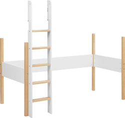 Flexa NOR Hochbett - Weiss / B: 210.0 cm x T: 100.0 cm x H: 185.0 cm