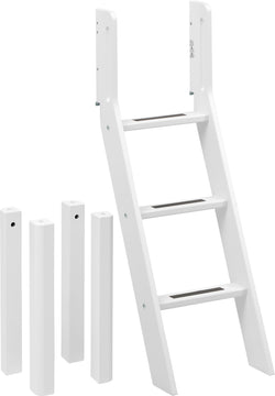 Flexa WHITE Lit mi-hauteur - Blanc / L: 109.0 cm x P: 210.0 cm x H: 120.0 cm