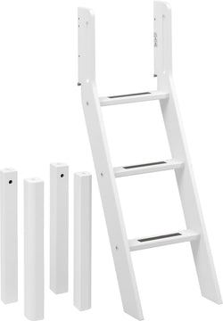 Letto a mezz'altezza Flexa WHITE - Bianco / L: 109,0 cm x P: 210,0 cm x A: 120,0 cm