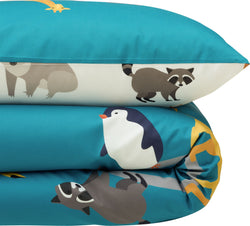 Parure de lit pour enfant JONAS - Bleu / L : 160,0 cm x l : 210,0 cm