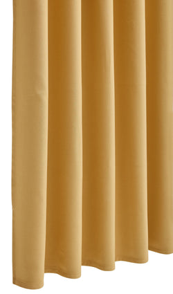 ELORA Fertigvorhang lichtdicht - Gelb / B: 150.0 cm x H: 270.0 cm
