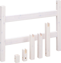 Flexa CLASSIC Montants pour lit combi - Blanchi / P: 100.0 cm x L: 7.0 cm x H: 76.0 cm