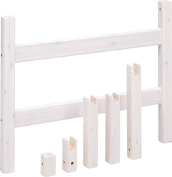 Flexa CLASSIC Montants pour lit combi - White Wash / L: 100.0 cm x P: 7.0 cm x H: 76.0 cm