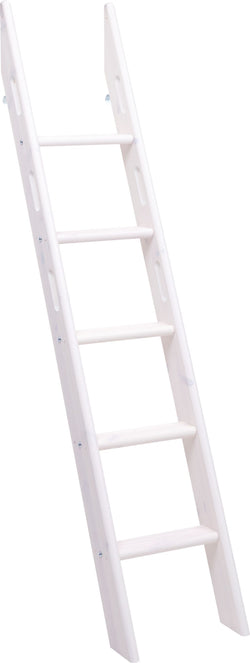 Letto a castello con scaletta obliqua Flexa CLASSIC - White Wash / L: 44,0 cm x P: 79,0 cm x A: 184,0 cm