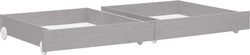 Flexa CLASSIC Tiroir de lit Set de 2 - Grau / L: 196.0 cm x P: 90.0 cm x H: 22.0 cm