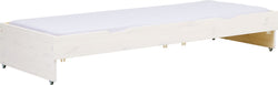 Flexa CLASSIC Ausziehbett - White Wash / B: 90.0 cm x T: 190.0 cm x H: 34.0 cm