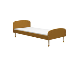 DOTS Einzelbett 90x200,gelb - Gelb / B: 90.0 cm x T: 200.0 cm x H: 72.0 cm