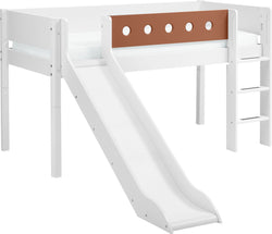 Letto a mezz'altezza Flexa WHITE - rete / L: 249,0 cm x P: 210,0 cm x A: 120,0 cm