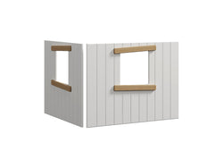 Flexa NOR Panneau pour cabane dans les arbres - Weiss / L: 89.0 cm x P: 74.2 cm x H: 2.8 cm