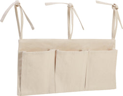 TULIA Lit bébé stockage sac - Beige / L: 57.0 cm x H: 24.0 cm