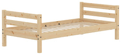 Flexa CLASSIC Einzelbett - Kiefer natur / B: 100.0 cm x T: 210.0 cm x H: 67.0 cm