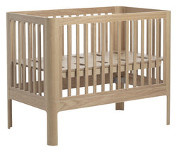 NOVA Babybett - Eiche cognac / B: 73.2 cm x T: 123.2 cm x H: 98.0 cm