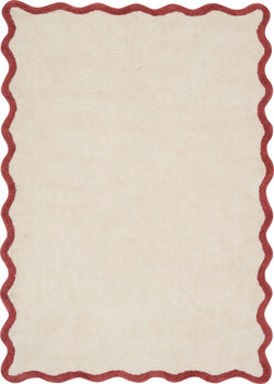 FAVIOLA Kinderteppich - rot / B: 120.0 cm x T: 170.0 cm