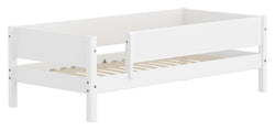 Flexa WHITE Lit simple - Blanc / L: 101.0 cm x P: 210.0 cm x H: 67.0 cm