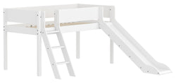 Flexa WHITE Lit mi-hauteur - Blanc / L: 250.0 cm x P: 210.0 cm x H: 120.0 cm