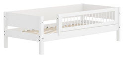 Flexa WHITE Lit simple - Blanc / L: 101.0 cm x P: 210.0 cm x H: 67.0 cm