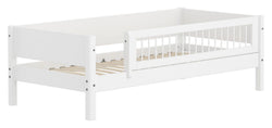 Flexa WHITE Einzelbett - Weiss / B: 101.0 cm x T: 210.0 cm x H: 67.0 cm