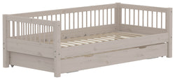 Flexa CLASSIC Kombibett - Grau / B: 100.0 cm x T: 210.0 cm x H: 67.0 cm