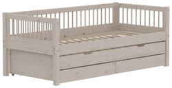 Flexa CLASSIC Kombibett - Grau / B: 100.0 cm x T: 210.0 cm x H: 81.0 cm