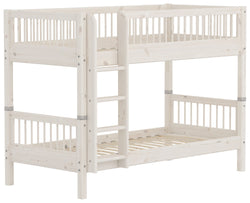 Flexa CLASSIC Leiter gerade Etagenbett - White Wash / B: 110.0 cm x T: 210.0 cm x H: 154.0 cm