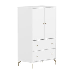 Flexa SAGA Schrank - Weiss / B: 75.0 cm x T: 45.0 cm x H: 129.5 cm