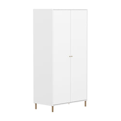 Flexa SAGA Armoire - Blanc / L: 100.0 cm x P: 55.0 cm x H: 200.0 cm