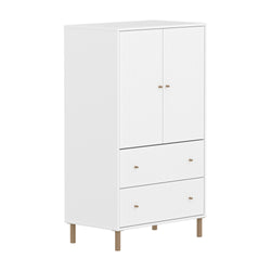 Flexa SAGA Armoire - Blanc / L: 75.0 cm x P: 45.0 cm x H: 129.5 cm