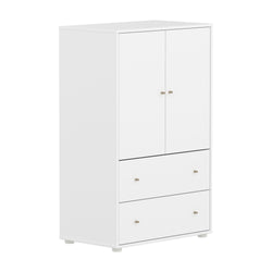 Flexa SAGA Schrank - Weiss / B: 75.0 cm x T: 45.0 cm x H: 120.0 cm