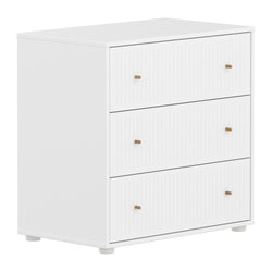 Flexa SAGA Kommode - Weiss / B: 75.0 cm x T: 45.0 cm x H: 74.0 cm