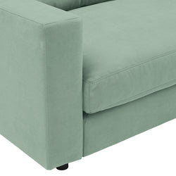 DARWIN Ecksofa Stoff Joiz - Mint / B: 269.0 cm x T: 170.0 cm x H: 78.0 cm rechts