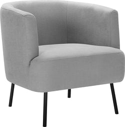 FUNK Fauteuil - Gris clair / L: 68.0 cm x P: 70.0 cm x H: 69.0 cm