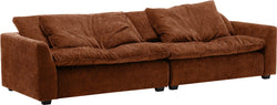 NOACK 3er-Sofa - Rost / B: 294.0 cm x T: 103.0 cm x H: 95.5 cm