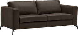 DIENER 2.5er-Sofa - Dunkelbraun / B: 197.0 cm x T: 92.0 cm x H: 81.0 cm