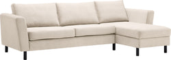 DIENER Ecksofa - Weiss / B: 235.0 cm x T: 156.0 cm x H: 81.0 cm