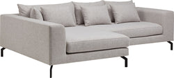 CUNO Ecksofa - Hellgrau / B: 280.0 cm x T: 171.0 cm x H: 80.0 cm