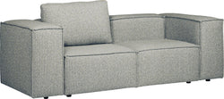 MOKEN 2er-Sofa - Blau / B: 230.0 cm x T: 127.0 cm x H: 85.0 cm
