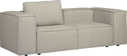 MOKEN 2er-Sofa - Hellbeige / B: 230.0 cm x T: 127.0 cm x H: 85.0 cm
