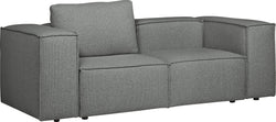 MOKEN 2er-Sofa - Grau / B: 230.0 cm x T: 127.0 cm x H: 85.0 cm