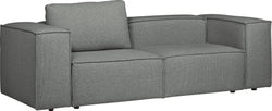 MOKEN 2.5er-Sofa - grau / B: 246 x T: 98 x H: 68 cm