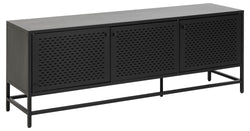 JAXTON Buffet basso - Nero / L: 160.0 cm x P: 40.0 cm x A: 60.0 cm