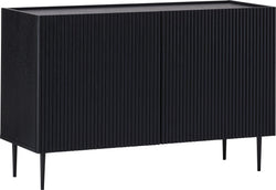 Credenza ILVI - Nero / L: 120.0 cm x P: 45.0 cm x A: 77.3 cm