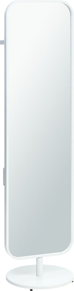 NAYA Standspiegel weiss 40x40x160 - Weiss / B: 40.0 cm x T: 40.0 cm x H: 160.0 cm