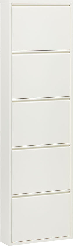 TOBEY Schuhkippe - Weiss / B: 50.0 cm x T: 15.0 cm x H: 170.0 cm