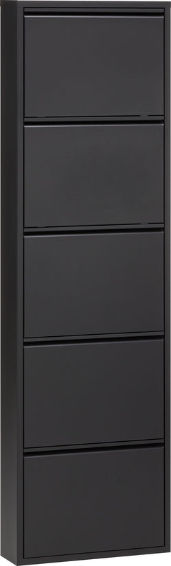 TOBEY Schuhkippe - Schwarz / B: 50.0 cm x T: 15.0 cm x H: 170.0 cm