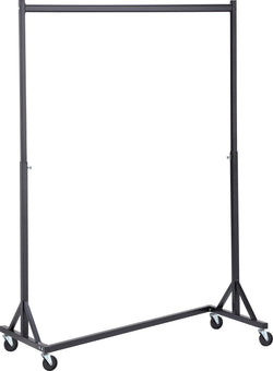 MILLIE Appendiabiti su ruote - Nero / L: 120,0 cm x P: 59,0 cm x A: 185,0 cm