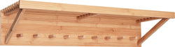 TED II Panneau de vestiaire - bambou / L: 90.0 cm x P: 30.0 cm x H: 18.0 cm