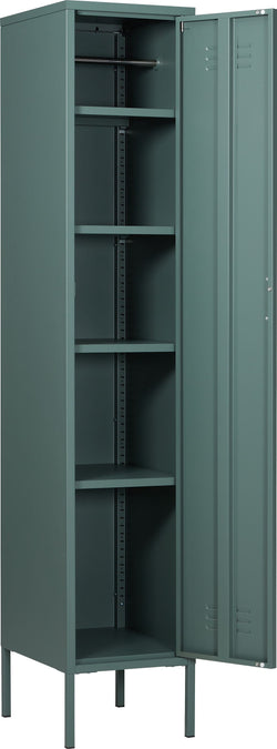 MIKO Schrank - Verde / L: 35.0 cm x P: 46.0 cm x A: 183.0 cm