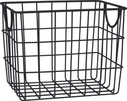 NAYA Metallkorb - schwarz / B: 28.0 cm x T: 34.0 cm x H: 25.0 cm