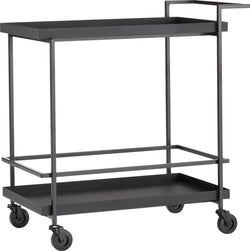 CAMILLA Servierwagen - Schwarz / B: 69.0 cm x T: 38.0 cm x H: 70.5 cm